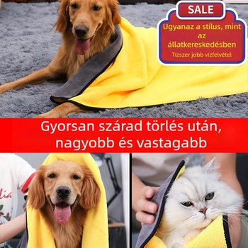 Friendly Márkájú gyorsan száradó, nedvszívó törölköző kutyáknak és macskáknak – ajándékba is alkalmas