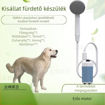 Állatbarát Spa habkészülék kutyák és macskák fürdetéséhez, elektromos zuhany