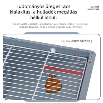 Nagy méretű kutyatoalett ürülék eltávolítására és háziállatok tisztítására, közvetlen lefolyás a csatornába