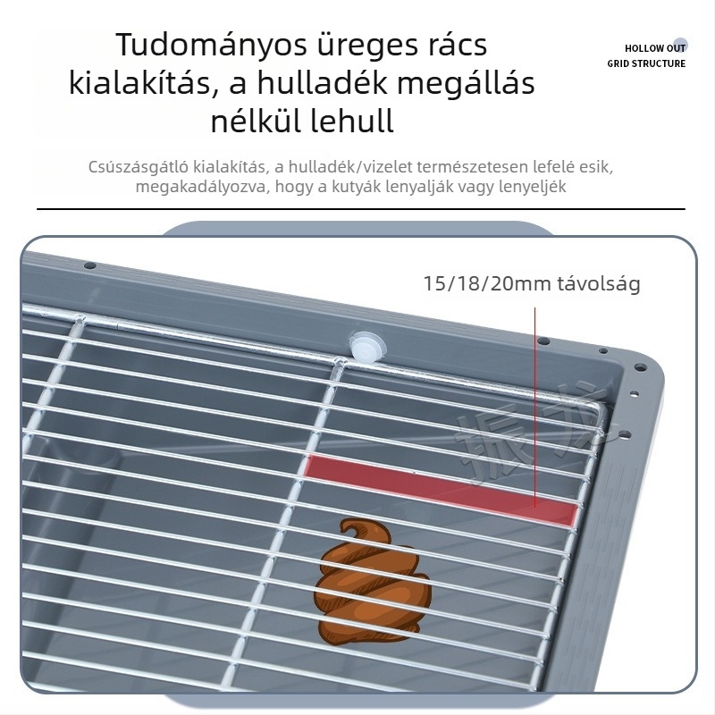 Nagy méretű kutyatoalett ürülék eltávolítására és háziállatok tisztítására, közvetlen lefolyás a csatornába