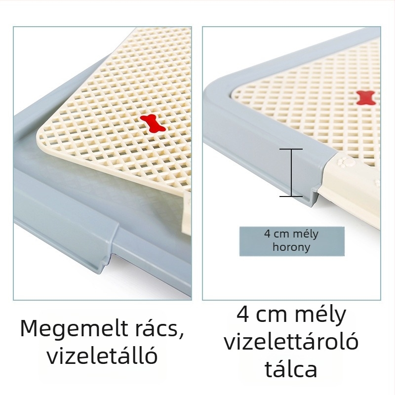 Falrácsos kutya-toalett a vizeletfröccsenés megelőzésére, Teddy/Bichon fajtájú hím kutyáknak, csöpögésmentes háziállat-kiegészítő