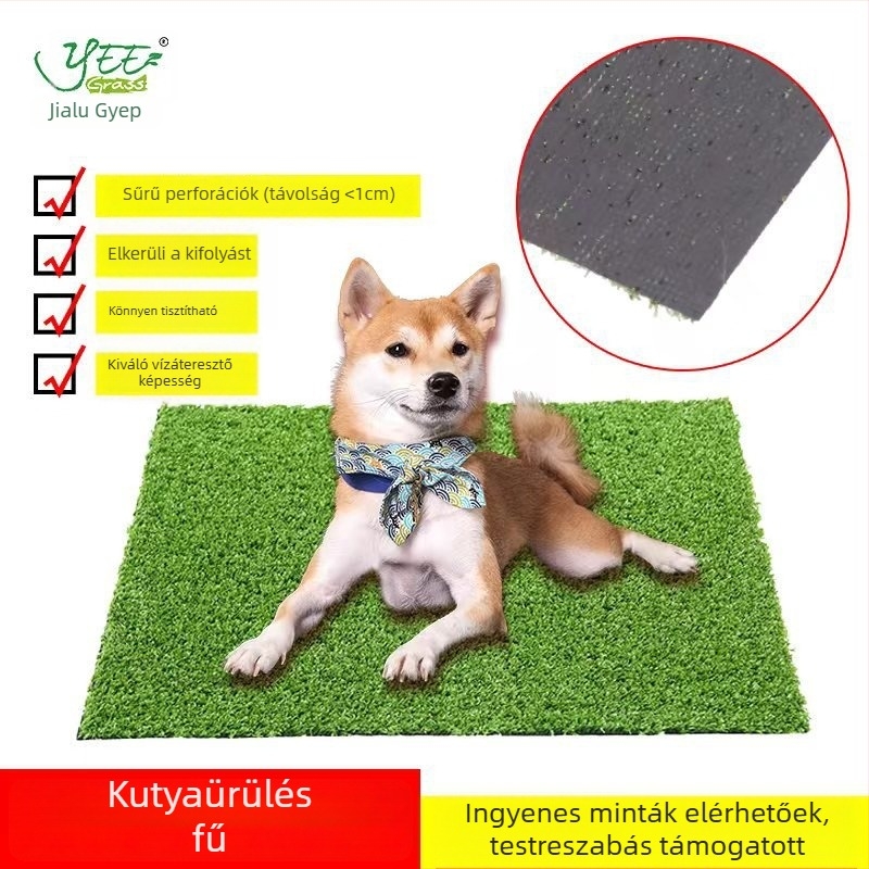 Kutyáknak füves toalett, PE anyag, Bright Green márka, nem importált, nem ajándék