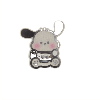 Rajzfilmfigurás öntapadós WC matrica, testreszabható, filc anyag, rajzfilm minta, modern minimális stílus, bejáratokhoz és kereskedelmi terekhez