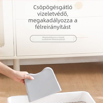 Kutyatoaletthez tartozó vizeletbarrier vezető kiegészítőkkel