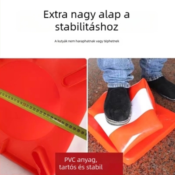Kutyák vizelési tréningeszköze fix pont toaletával és vizelős oszloppal — Anyag: selyem virág; Márka: Other; Import: Nem