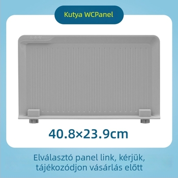 Kutyatoalett válaszfalas, falra szerelhető, fröccsenés elleni, műanyagból, Márka What a Beautiful