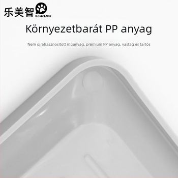 Kutyatoalett válaszfalas, falra szerelhető, fröccsenés elleni, műanyagból, Márka What a Beautiful