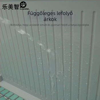 Kutyatoalett válaszfalas, falra szerelhető, fröccsenés elleni, műanyagból, Márka What a Beautiful