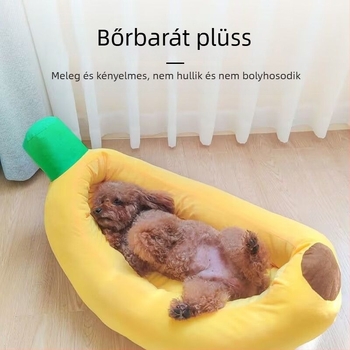 Kisállatfészek kutyáknak — Anyag: Szövet; Csúszásmentes és kopásálló; Vastag meleg belső töltet; Tisztítás: Ne öblítsd; Telepítés: Könnyű