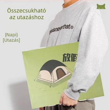 Egyszer használatos macskaalom-tál, hordozható, extra nagy méretű, kültéri használatra, összecsukható ideiglenes macska toalett