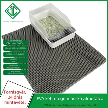 Macskaalom szőnyeg - kettős rétegű EVA, hexagonális méhsejt szerkezet, por- és homok elleni védelem, vízálló, összecsukható (Anyag: EVA; Formavilág: hexagonális méhsejt; Jellemzők: könnyen tisztítható, por- és homok elleni védelem, vízálló, összecsukható)