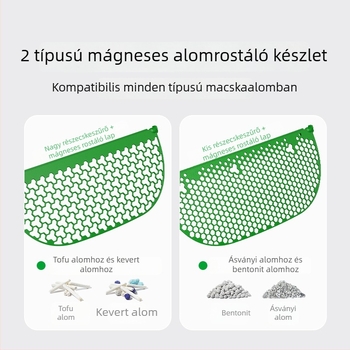 Xiaopei mágneses dönthető homoklap készlet Xiaopei Okos macska WC MAX2-hoz, mosható és könnyen tisztítható