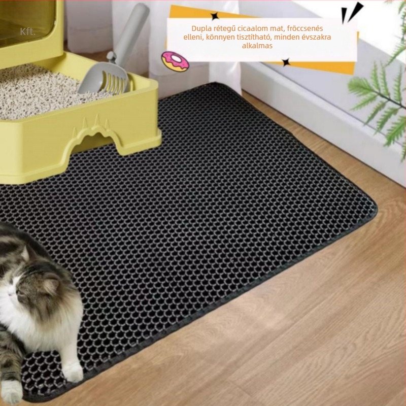 Macskaalomhoz való matrac, fröccsenés elleni, kétszintű szűrő, mosható, minden évszakban használható