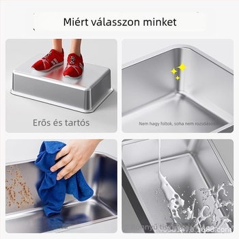 Macskaalmotálca fél-zárt dizájn, fém és műanyag, Xiaohan