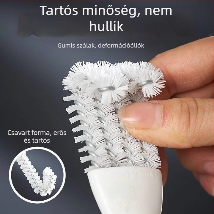 Multifunkcionális tisztító ecset madáretetőknek, grillrácsokhoz, keskeny sarkokhoz, mosogatóhoz és sütőhöz — PP anyag, 2024-ben debütált