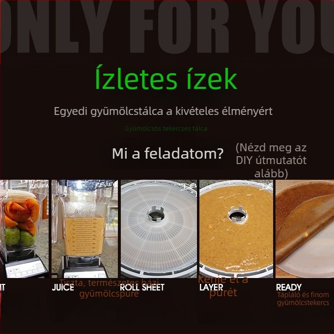 Gyümölcsdehidratáló SX660 500W 220V 50Hz