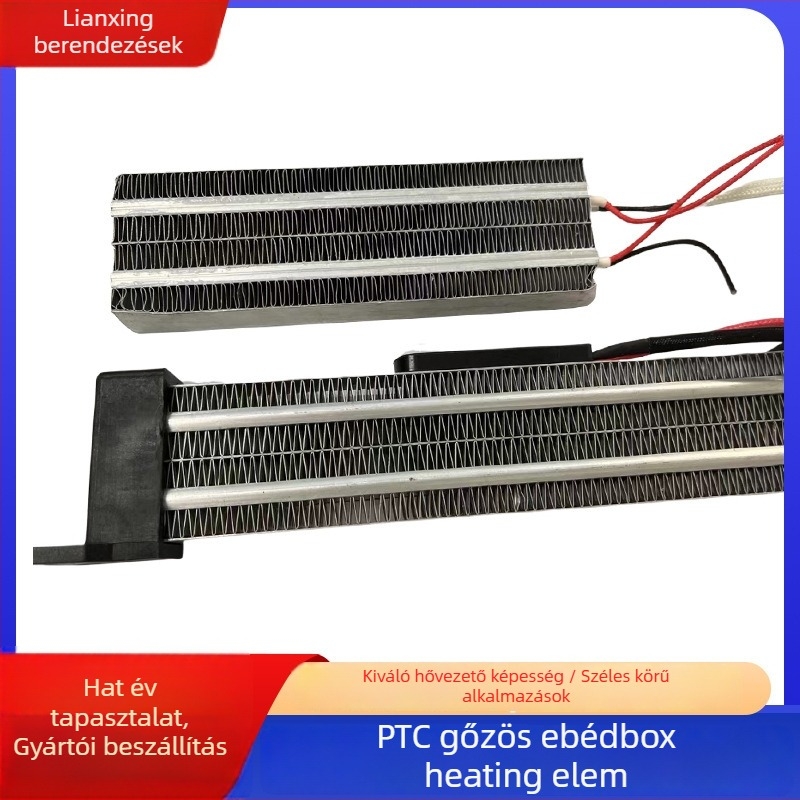Szigetelt kerámia PTC fűtőlemez, 1500W, állandó hőmérsékletű levegőfűtő, kisállat-szárító fűtőcsík modul