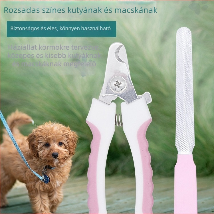 Kisállat olló és körömvágó készlet: kutyáknak és macskáknak