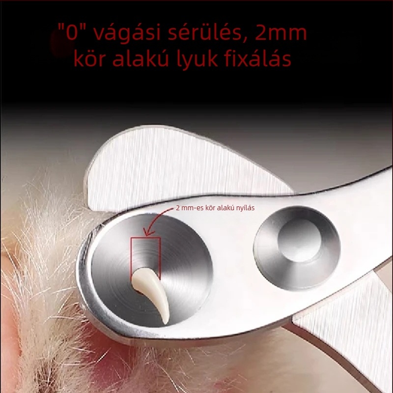 Kiscicák körömvágó olló – karcolás elleni, kör alakú nyílás dizájn; Termék kódja: Qw; Import: Nem; Licencmentes magánmárkák: Nincs