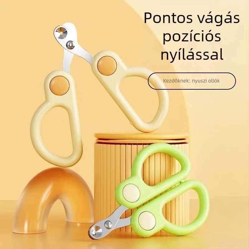 Kiscicák körömvágó olló – karcolás elleni, kör alakú nyílás dizájn; Termék kódja: Qw; Import: Nem; Licencmentes magánmárkák: Nincs