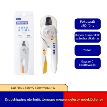 LED-es körömvágó macskáknak és kutyáknak – tartós, kezdőknek ideális