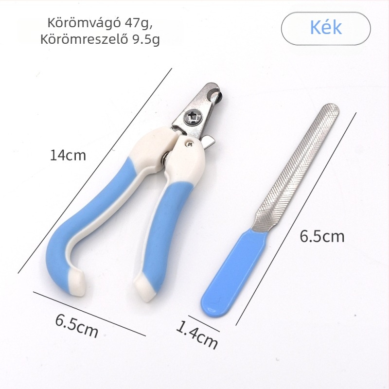 Rozsdamentes acélból készült többfunkciós háziállat körömvágó olló kutyáknak és macskáknak