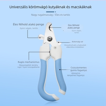 Kutyák és macskák körömvágó készlet reszelővel