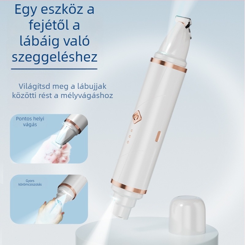 Elektronikus állatgrooming készülék – 3 az 1-ben ápoló eszköz kutyák számára, műanyag test, márka Sinaibao