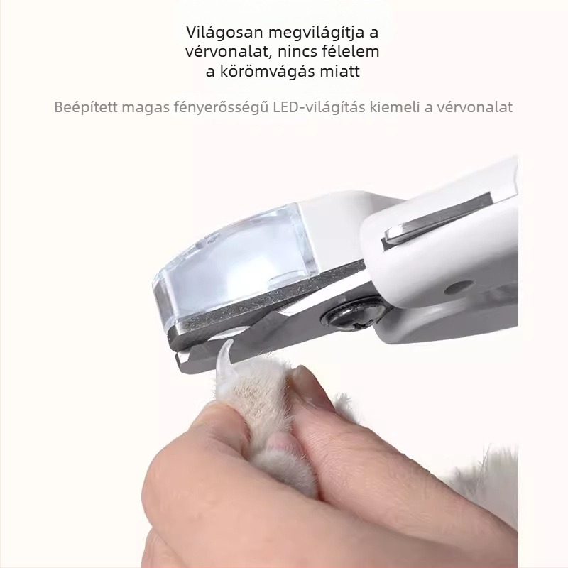 LED háziállat-körömvágók – macskák és kutyák számára, nem importált