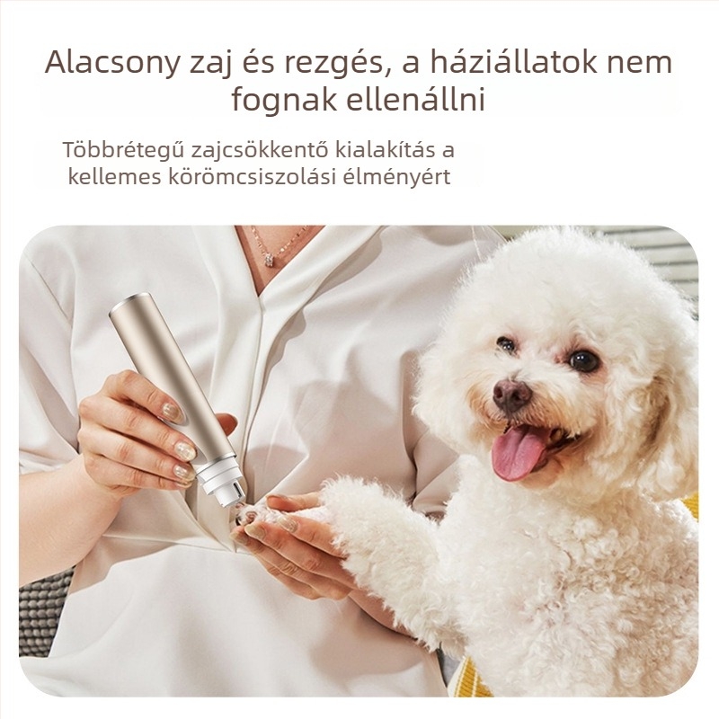 Elektronikus körömcsiszoló macskáknak – körömvágó és ápoló eszköz