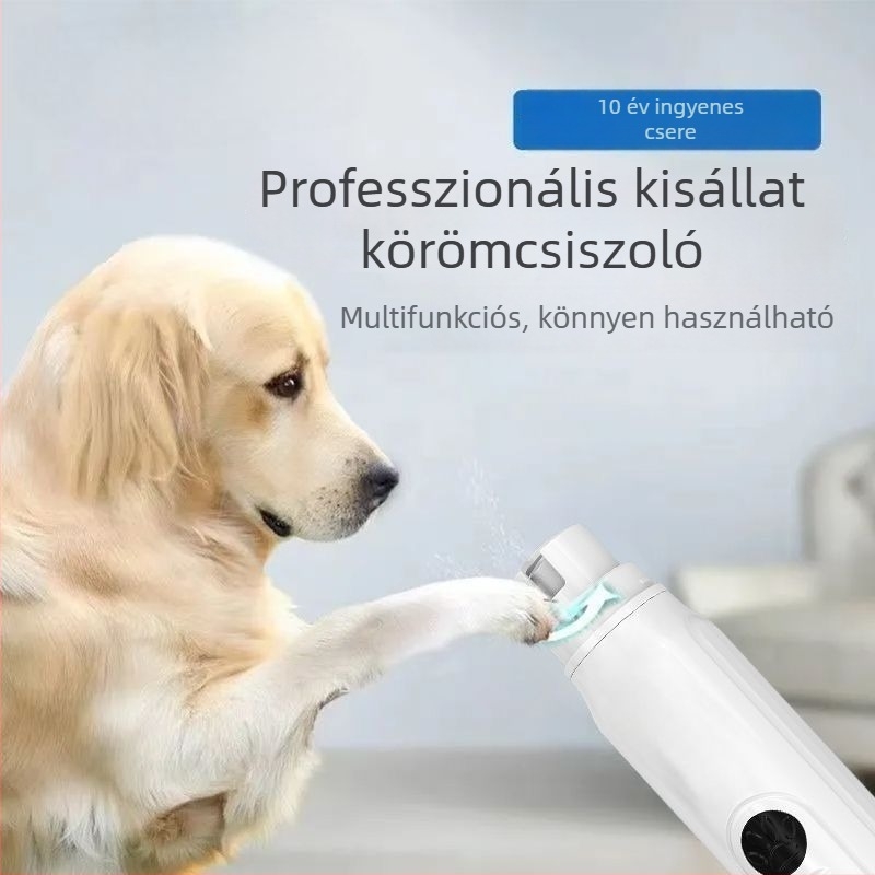 Elektromos körömcsiszoló kutyáknak és macskáknak, körömápolási eszköz háziállatoknak