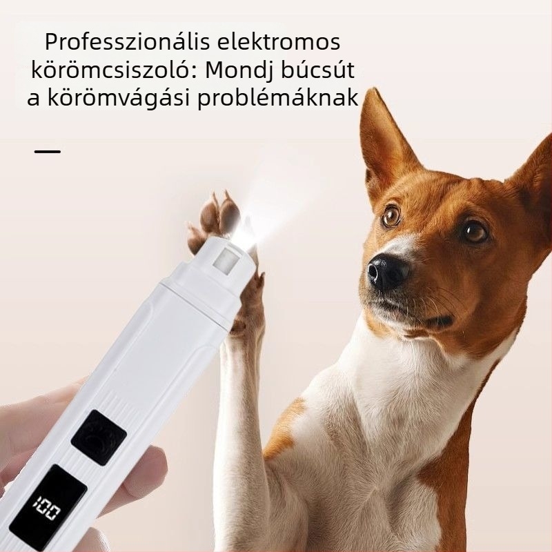 Elektromos körömcsiszoló kutyáknak és macskáknak, körömápolási eszköz háziállatoknak