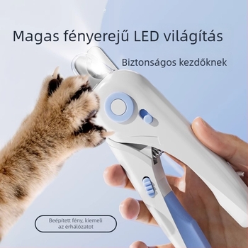 LED-es körömvágó macskáknak, kutyáknak és kisállatoknak