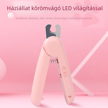 LED-es világítású állatmanikűr olló macskáknak és kutyáknak, márka nélküli