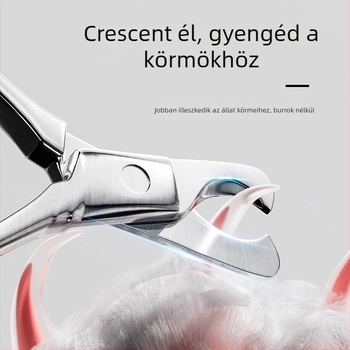 Macska és kutya körömolló, martenzit rozsdamentes acél 420