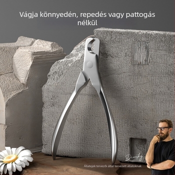 Kutyák és macskák körömvágó olló — teljes acélból, hivatalosan engedélyezett magánmárka, behozatal nélkül
