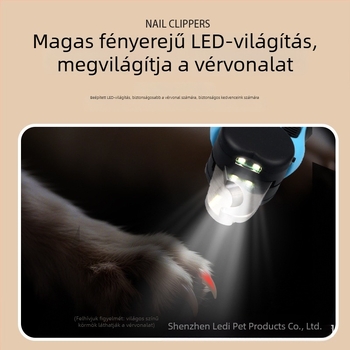 LED világítással ellátott állat körömvágó macskáknak és kutyáknak