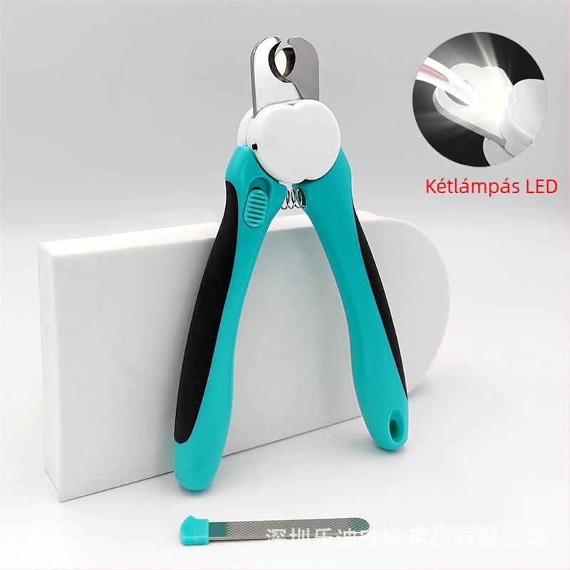 LED világítással ellátott állat körömvágó macskáknak és kutyáknak