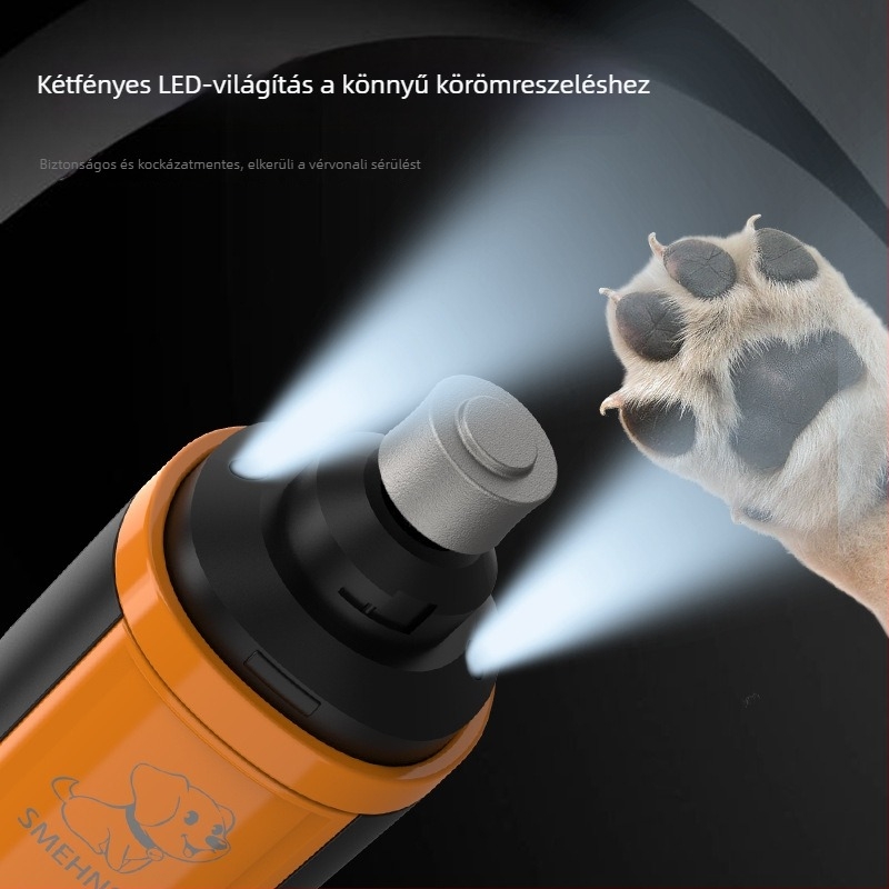 SMEHNSER elektromos körömcsiszoló kisállatok számára, ABS anyag, kutyák számára, doboz 60 db