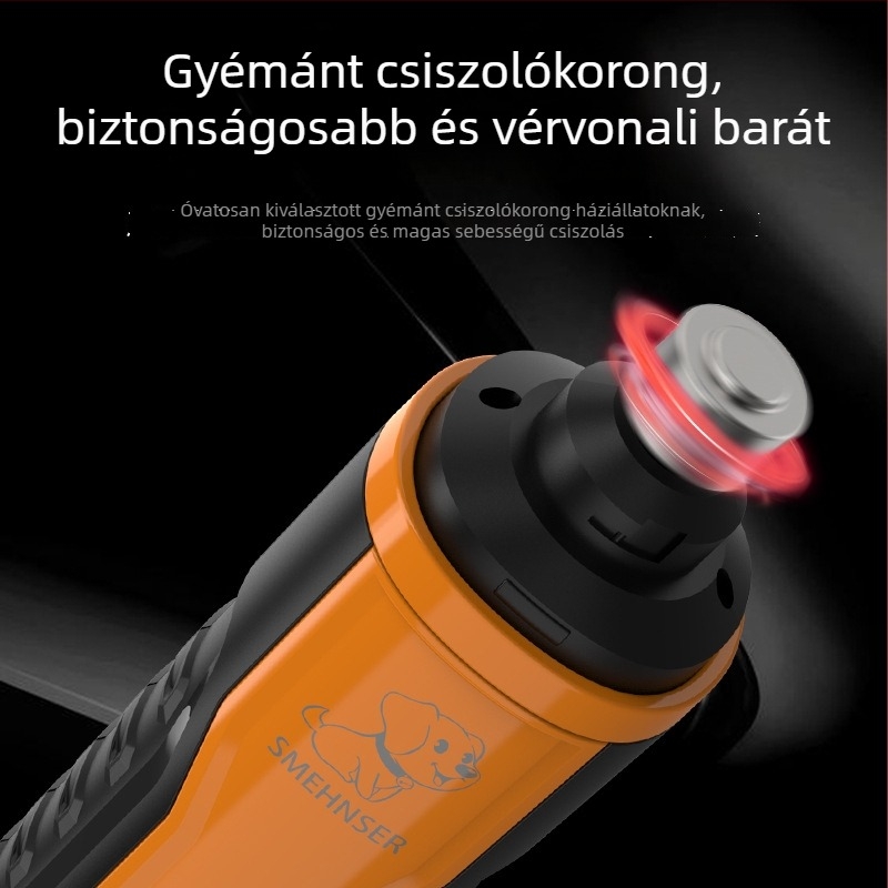 SMEHNSER elektromos körömcsiszoló kisállatok számára, ABS anyag, kutyák számára, doboz 60 db