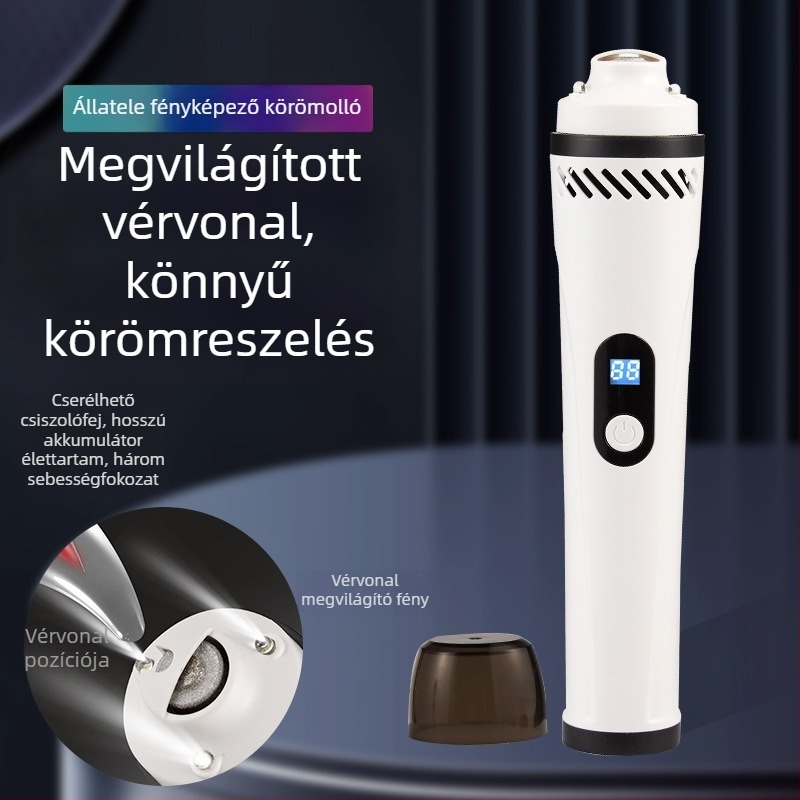 Kutyaköröm vágó olló, ABS+Diamond, 60 darabos doboz
