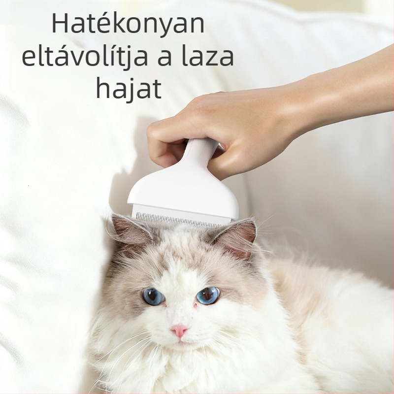 Kisállat szőrzet-eltávolító és csomózás-mentesítő kefe – JUXIN, ABS, univerzális használatra