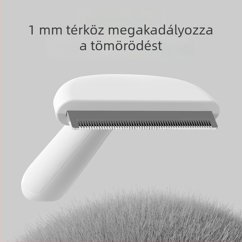 Kisállat szőrzet-eltávolító és csomózás-mentesítő kefe – JUXIN, ABS, univerzális használatra