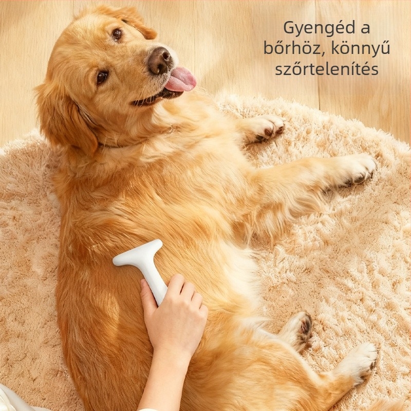 Kisállat szőrzet-eltávolító és csomózás-mentesítő kefe – JUXIN, ABS, univerzális használatra