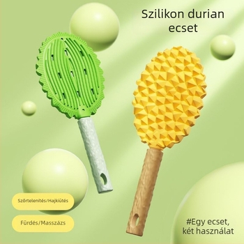 Állatgondozó fésű - Kétoldalas Durian masszázs, macskák és kutyák számára, szőr eltávolítása és tisztítás, PP anyag