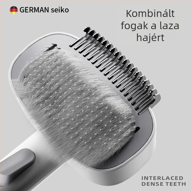 Háziállat-kefe — Kétfunkciós csomóoldó és szőrtelenítő, Rag Doll macskák és kutyák számára