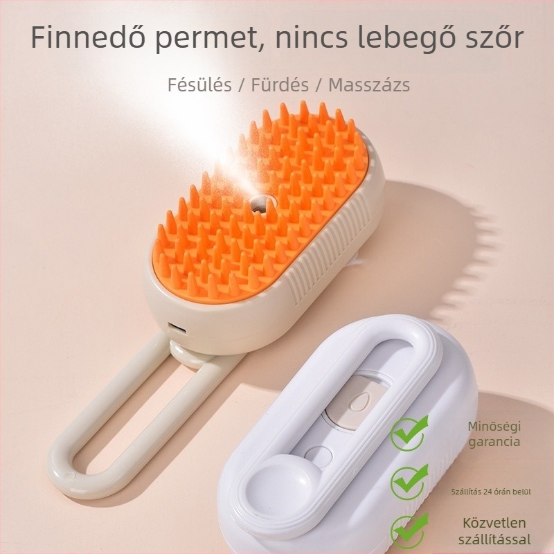 Kutyák és macskák számára spray-masszázs fésű – Zexi műanyag, engedélyezett magánmárka