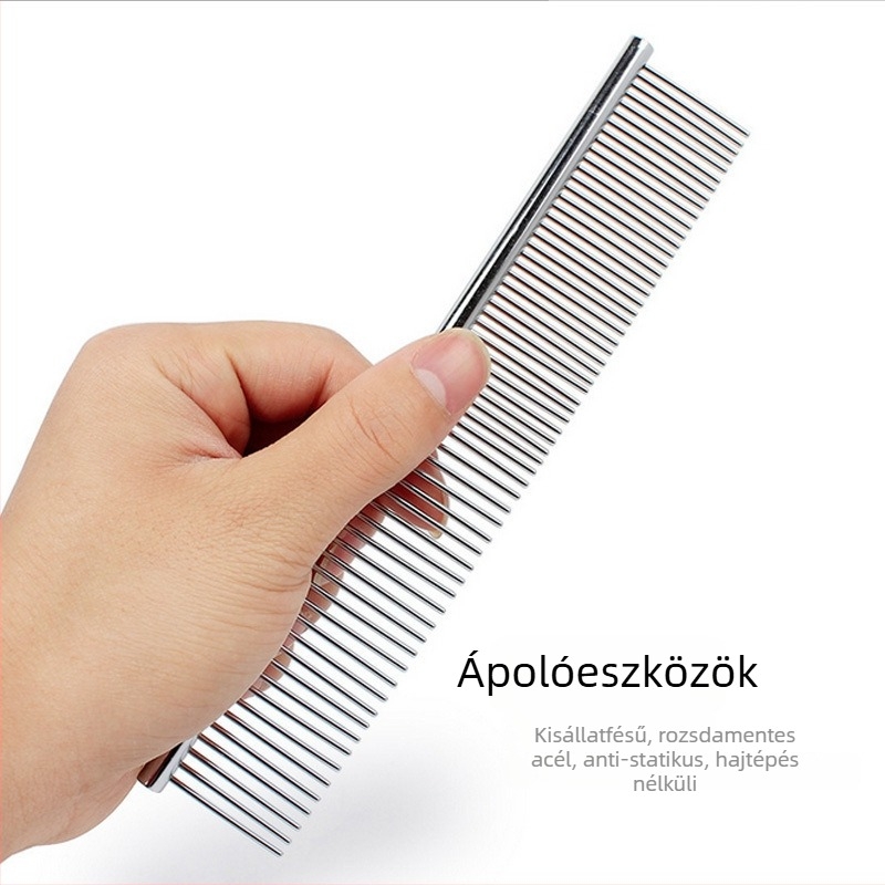 Kisállatok deszálószőrös-fésű acél tűkkel — rozsdamentes acél, univerzális használat, SUOKE márka