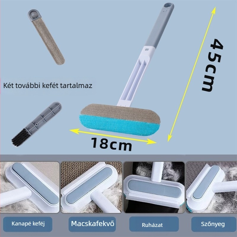 Állatszőr eltávolító kefe – multifunkcionális, ABS anyag, Guanzhoumu