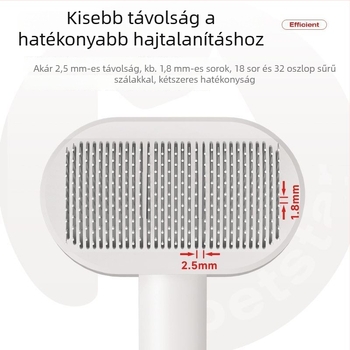 Tűs kutyafésű a szőr feloldásához és a csomók kibogozásához — Teddy, Bichon Frise és macskák számára